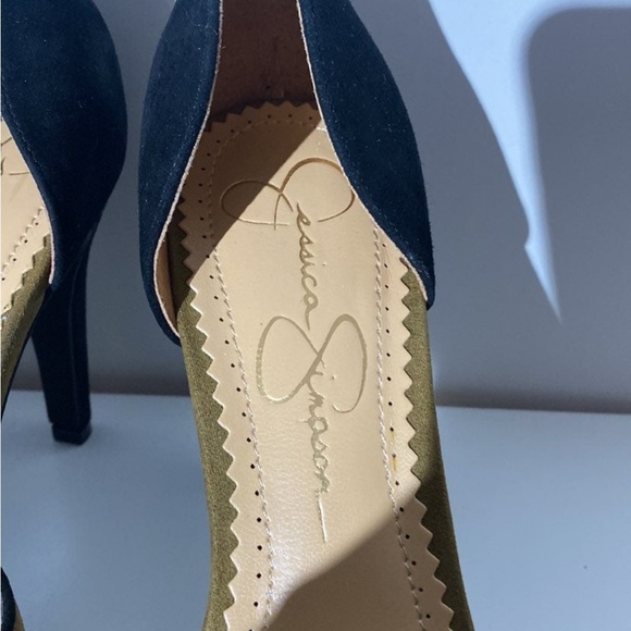 Jessica Simpson Seville D’Orsay Suede Pumps In Bronze - Picture 5 of 14